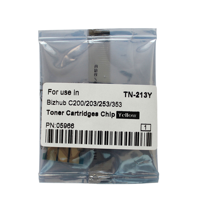 TN-213Y Toner Chip for Konica Minolta Bizhub C200