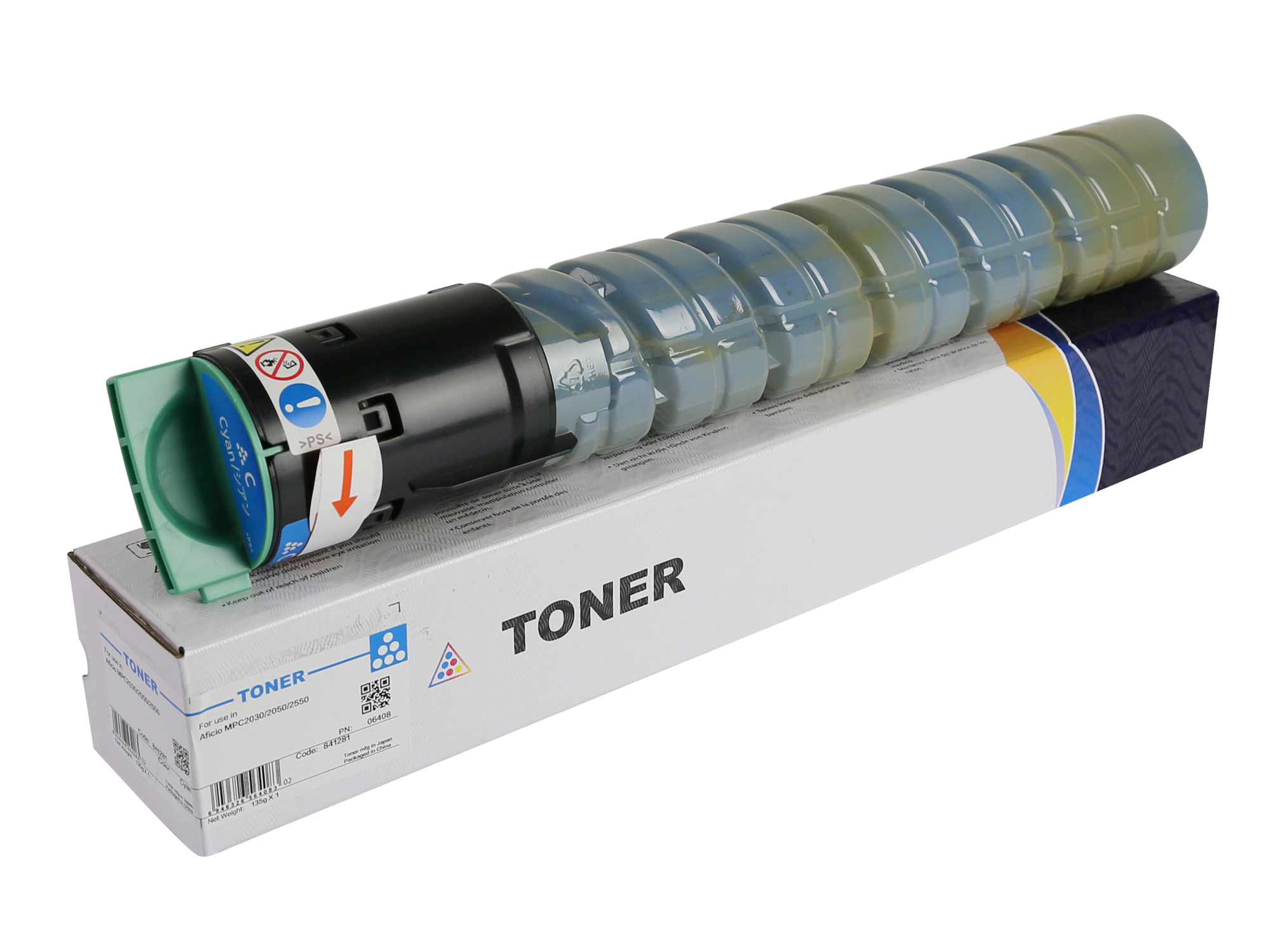 841281 Cyan Toner Cartridge for Ricoh Aficio MPC2030