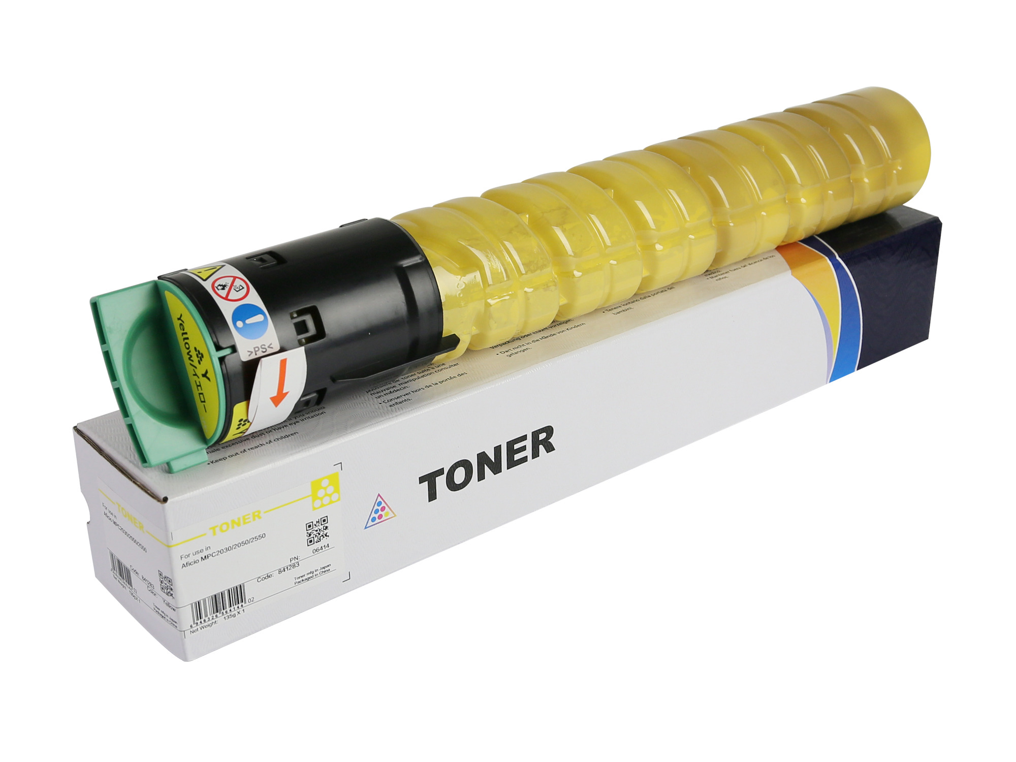 841283 Yellow Toner Cartridge for Ricoh Aficio MPC2030/2050/2550 Aficio MPC2051/2551