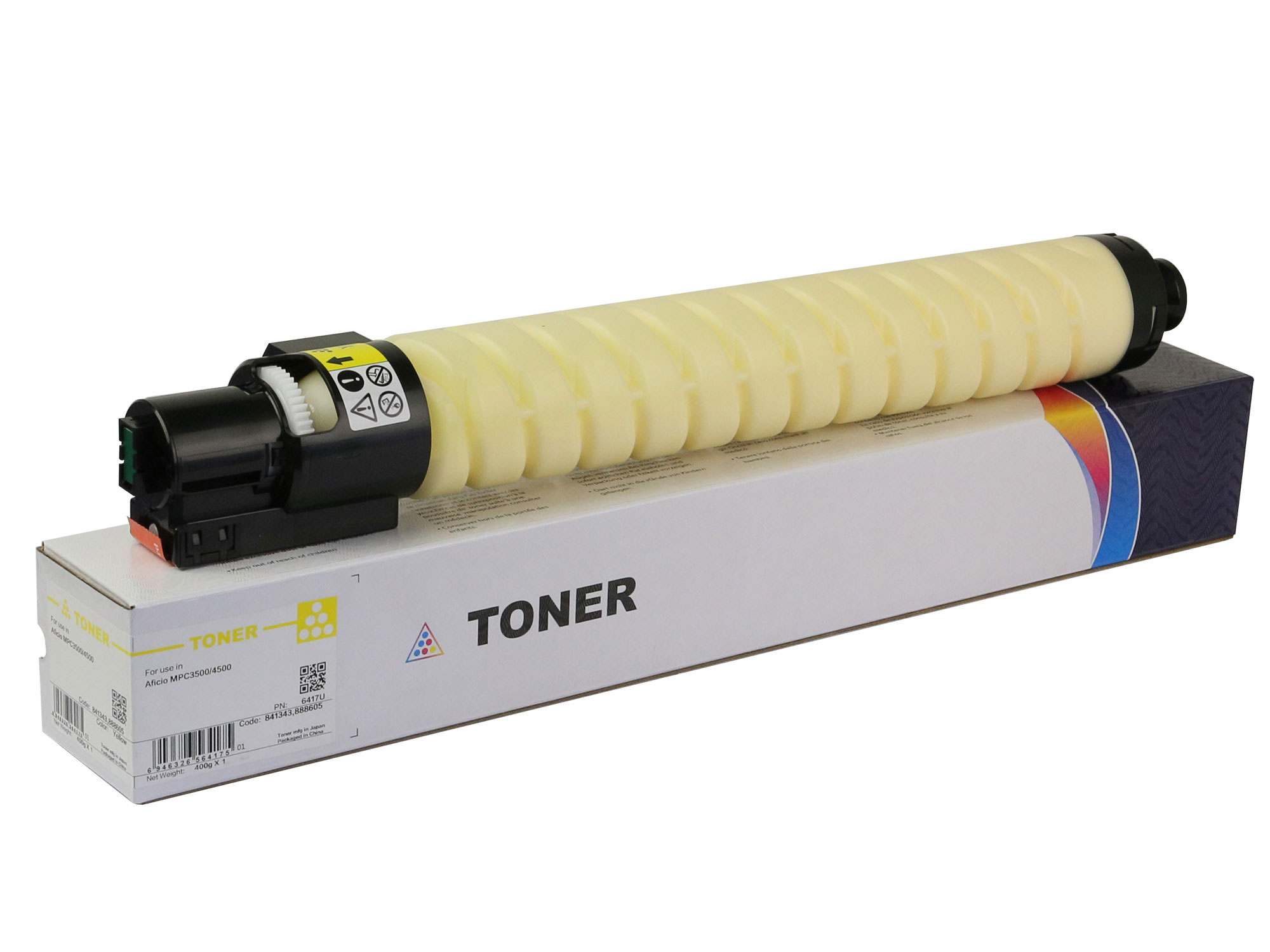 841343 888605 Yellow Toner Cartridge for Ricoh Aficio MPC3500