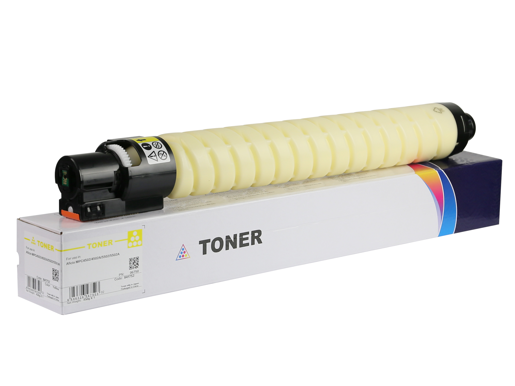 841752 841680 Yellow Toner Cartridge for Ricoh Aficio MPC4502