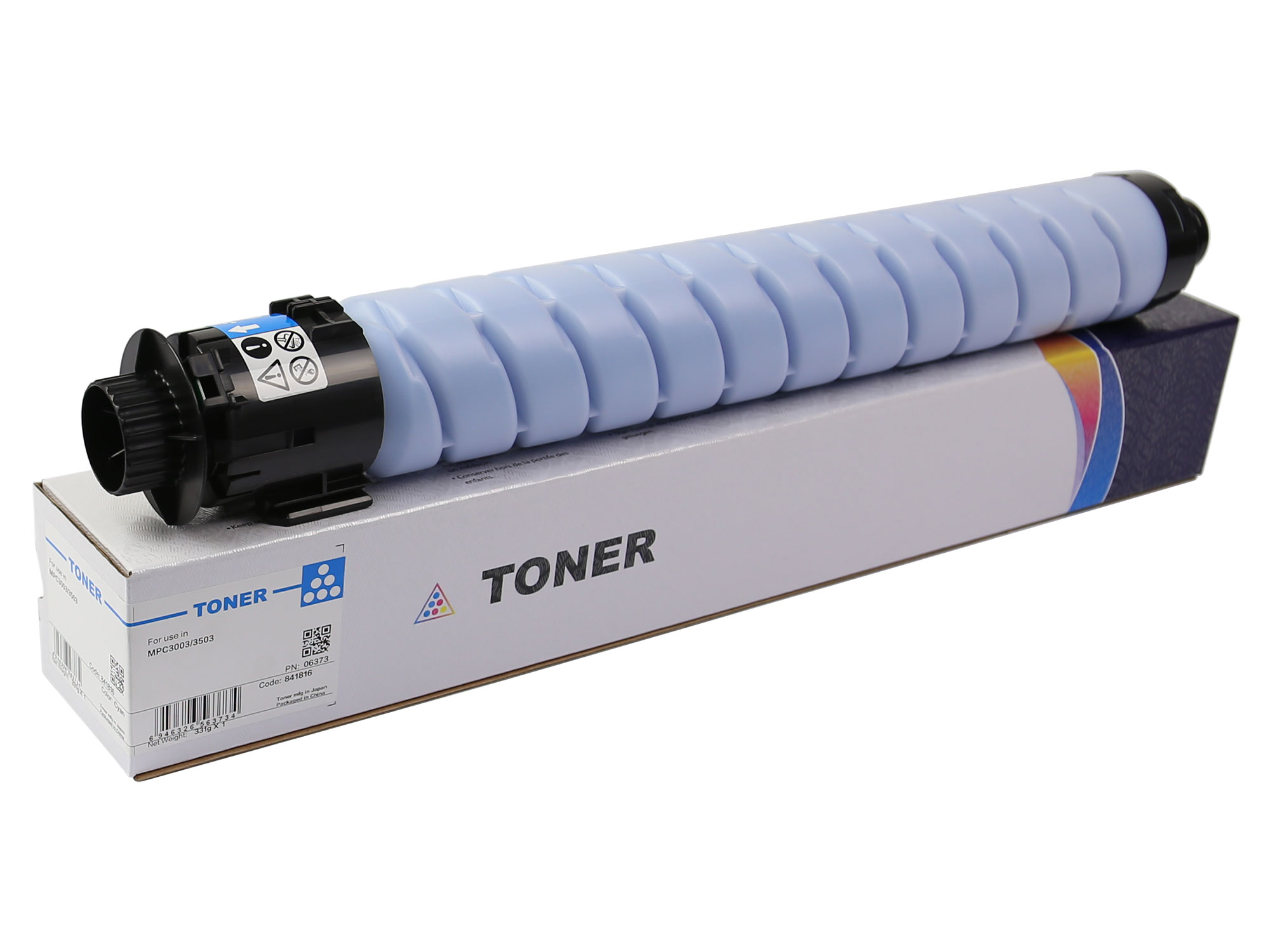 841816 841820 CPP Cyan Toner Cartridge for Ricoh MPC3003