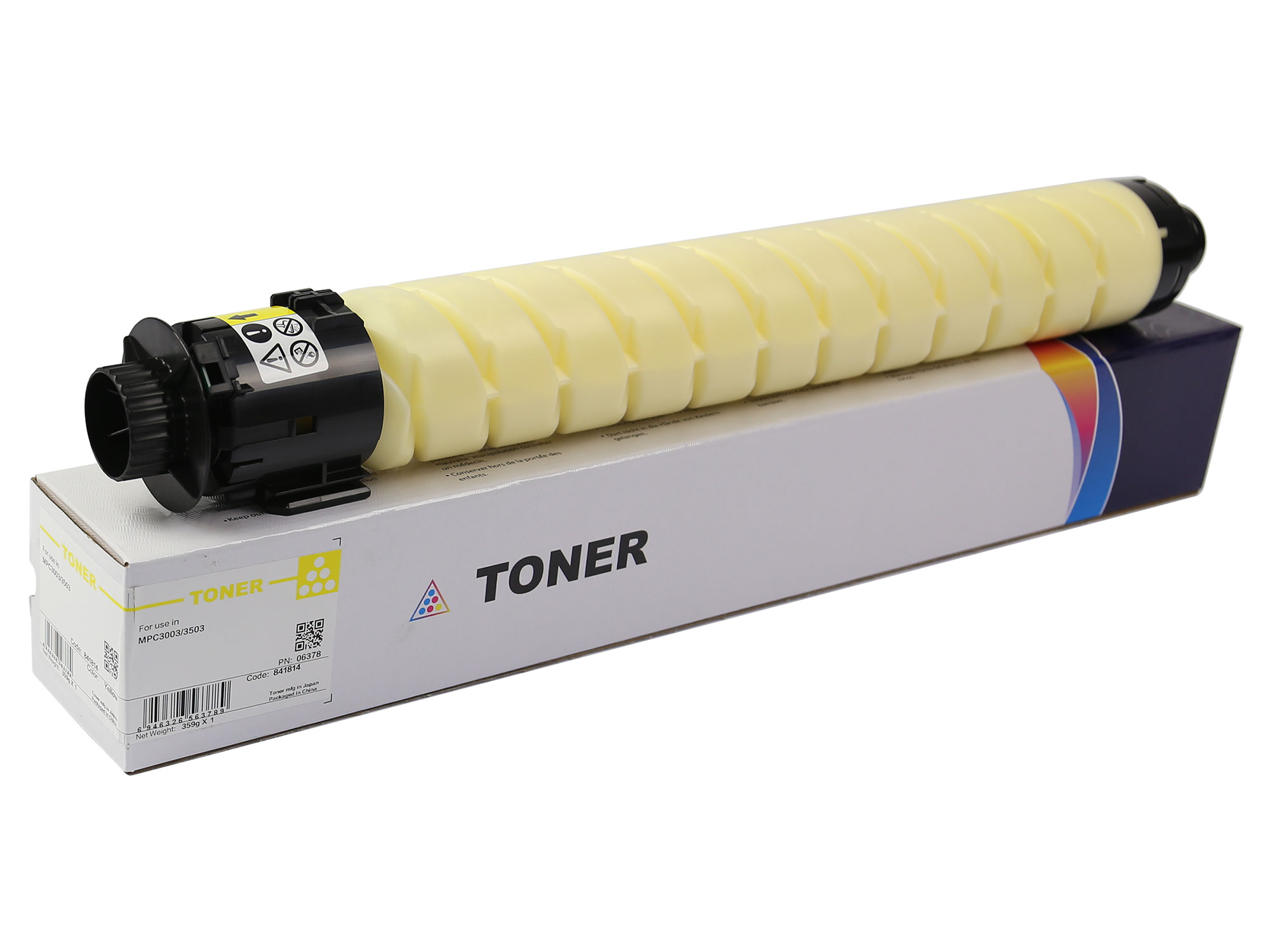 841814 841818 CPP Yellow Toner Cartridge for Ricoh MPC3003