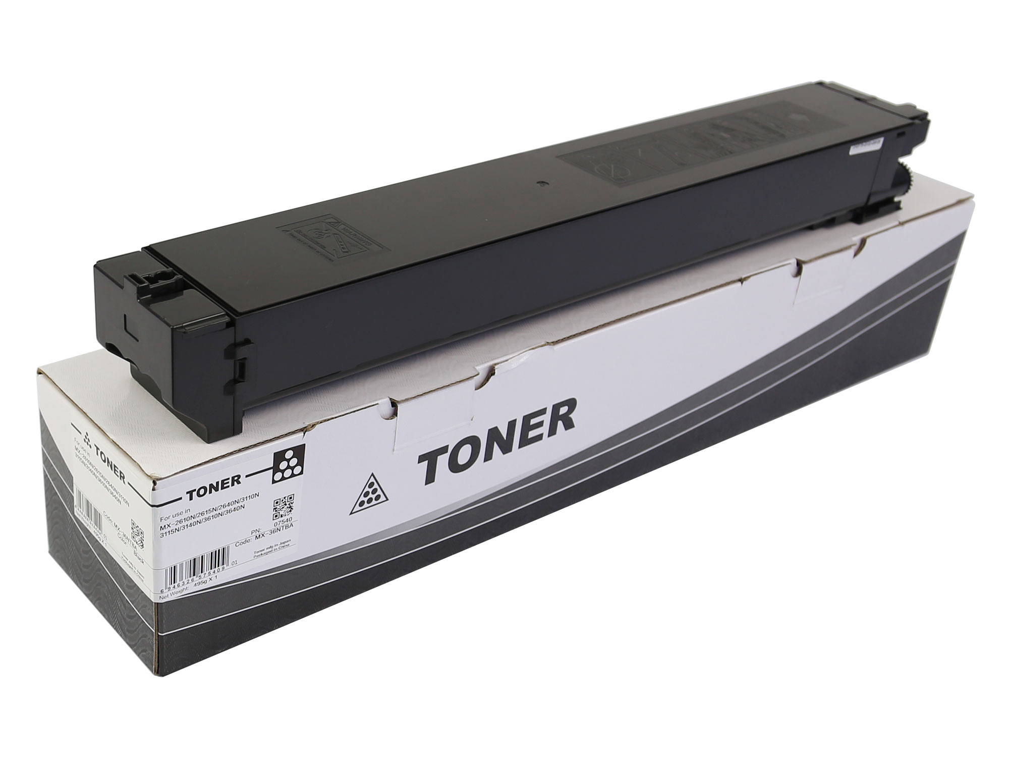MX-36NTBA Black Toner Cartridge for Sharp MX-2610N