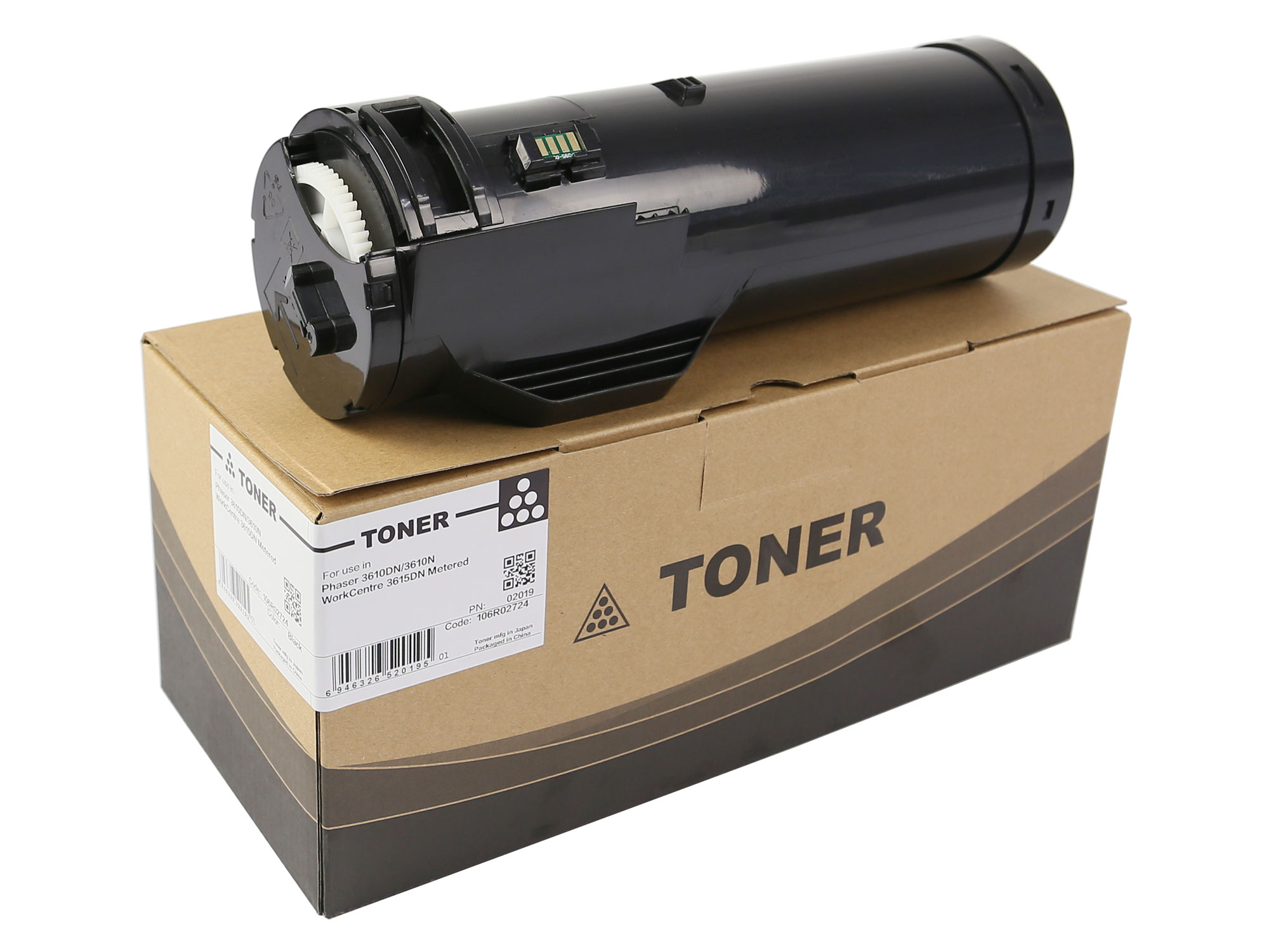 106R02724 Toner Cartridge Metered for Xerox Phaser 3610DN