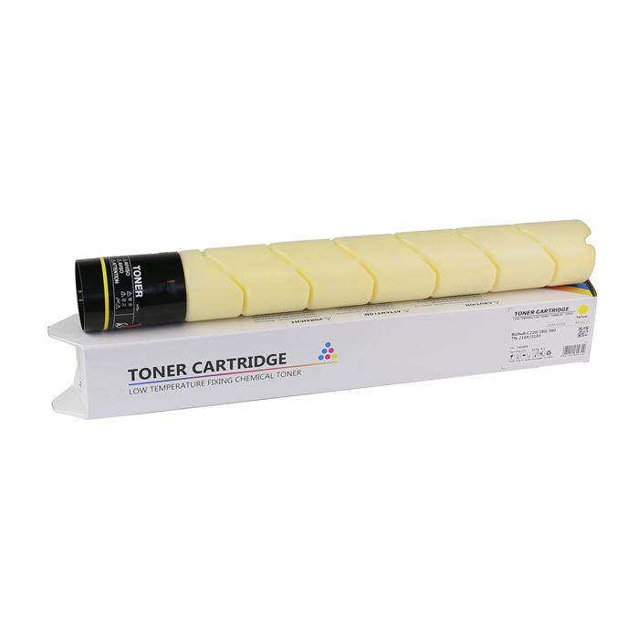 TN-216Y/319Y Toner Cartridge-Chemical for Konica Minolta Bizhub C220/280/360