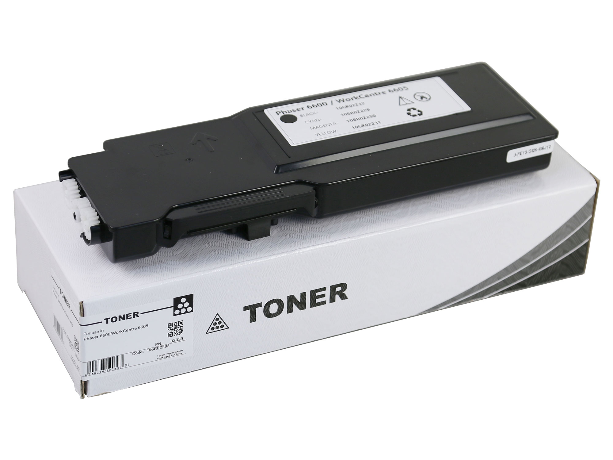 106R02232 Black Toner Cartridge-Chemical for Xerox Phaser 6600