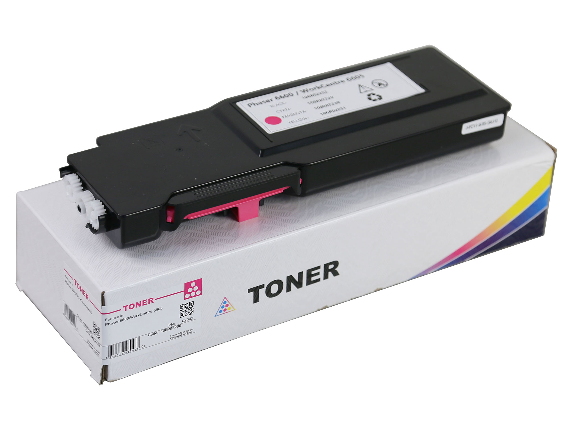 106R02230 Magenta Toner Cartridge-Chemical for Xerox Phaser 6600