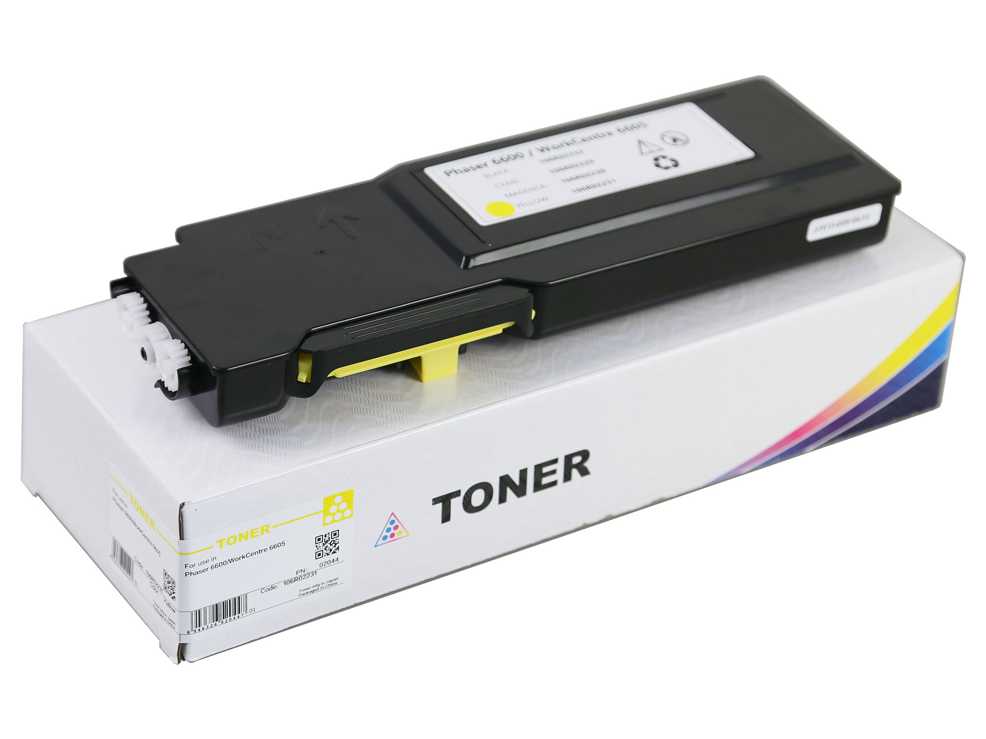 106R02231 Yellow Toner Cartridge-Chemical for Xerox Phaser 6600
