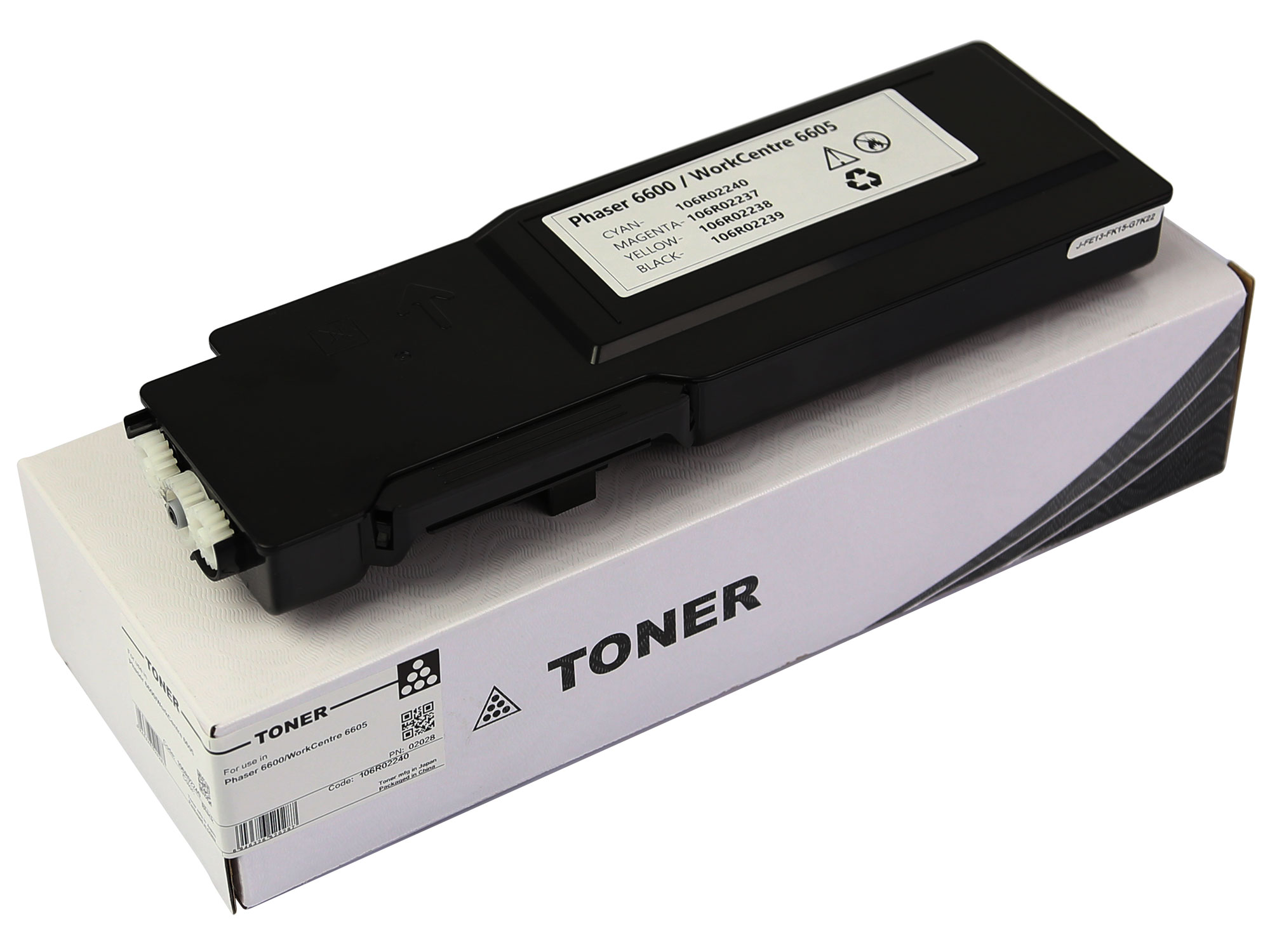 106R02240 Black Toner Cartridge Metered-Chemical for Xerox Phaser 6600 