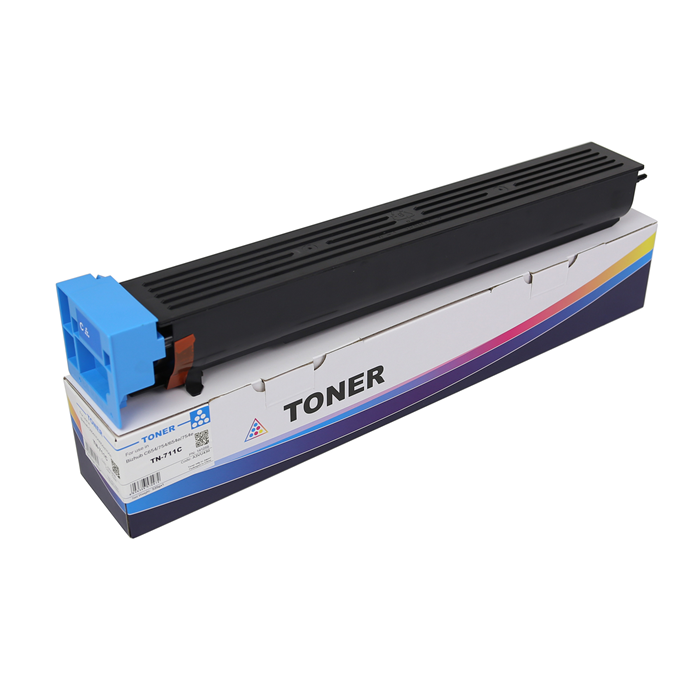 A3VU430 TN-711C Toner Cartridge-Chemical for Konica Minolta Bizhub C654/754/654e/754e