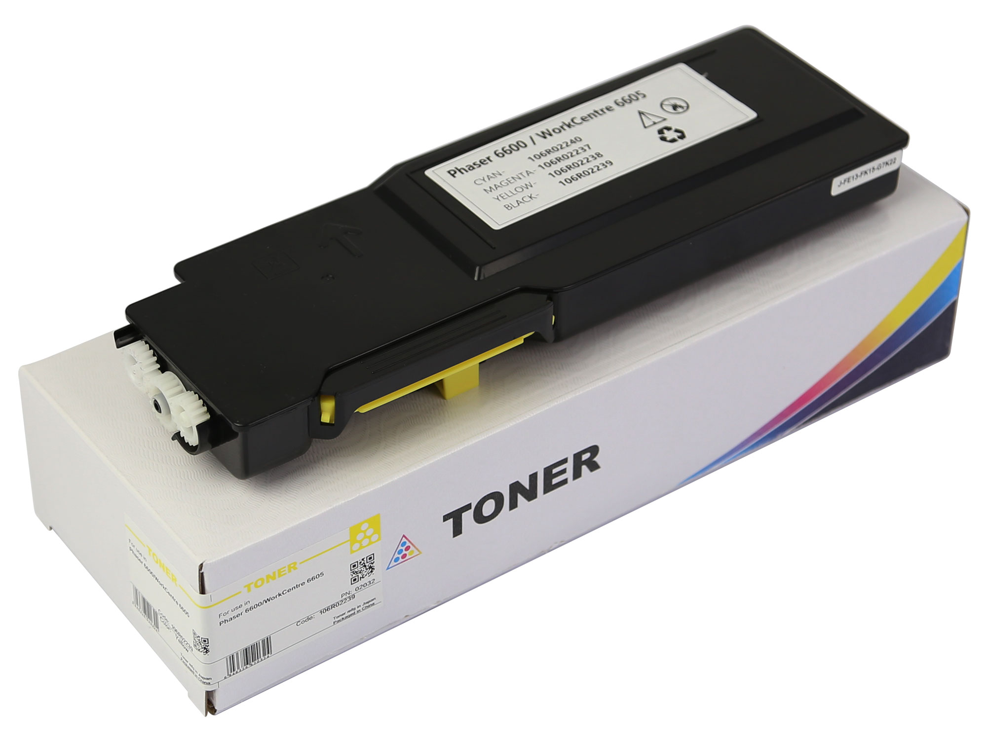 106R02239 Yellow Toner Cartridge Metered-Chemical for Xerox Phaser 6600