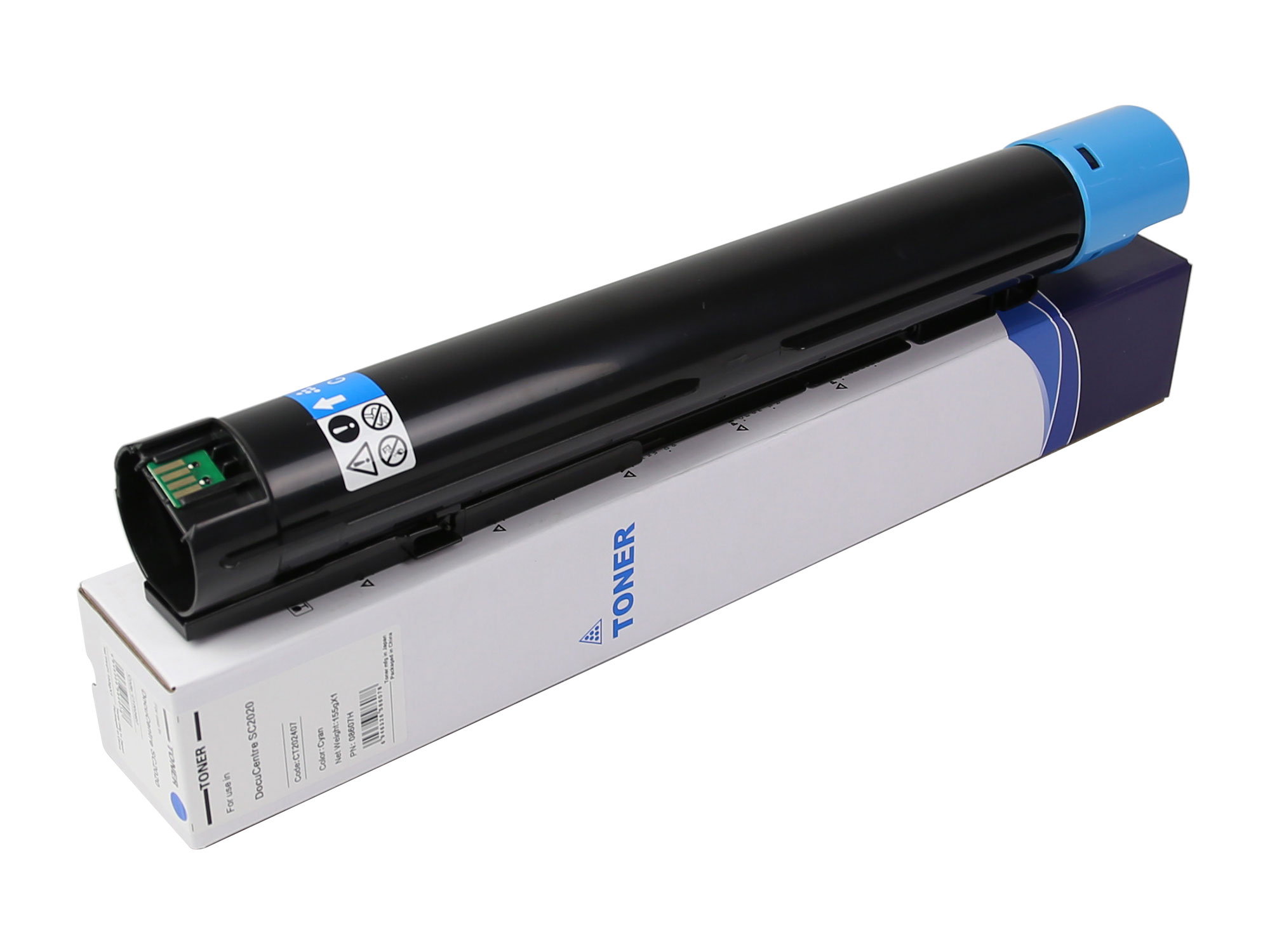 CT202407 Cyan High Capacity Toner Cartridge-Chemical for Xerox DocuCentre SC2020